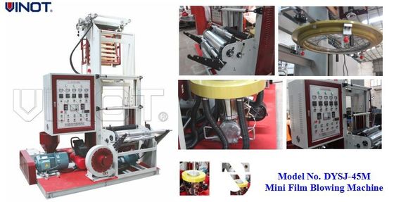 Vinot Brand HDPE / LDPE Film Blowing Machine / Blown Film Extrusion Machine For Bag Art No. SJ-45M